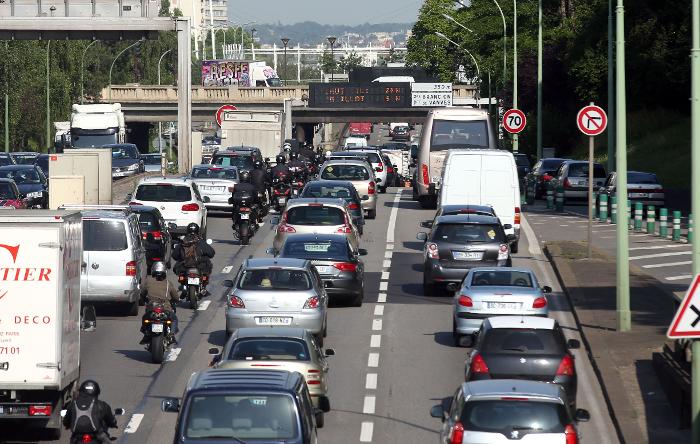 Trafic : record absolu de bouchons en Ile-de-France